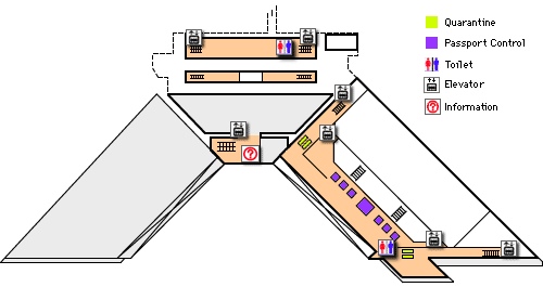 Terminal 1 Passport Control (Arrivals)